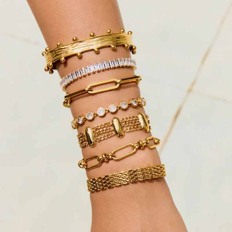 Gold Bracelet Bracelet for Women Light Luxury Advanced Sense Jewelry No Fading
Gold Bracelet Bracelet for Women Light Luxury Advanced Sense Jewelry No Fading