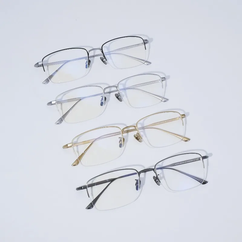 New Business Half Frame Glasses for Men Myopia Reading Prescription Custom Eyewear Titanium Ultra Light Women Optical Eyeglasses
New Business Half Frame Glasses for Men Myopia Reading Prescription Custom Eyewear Titanium Ultra Light Women Optical Eyeglasses