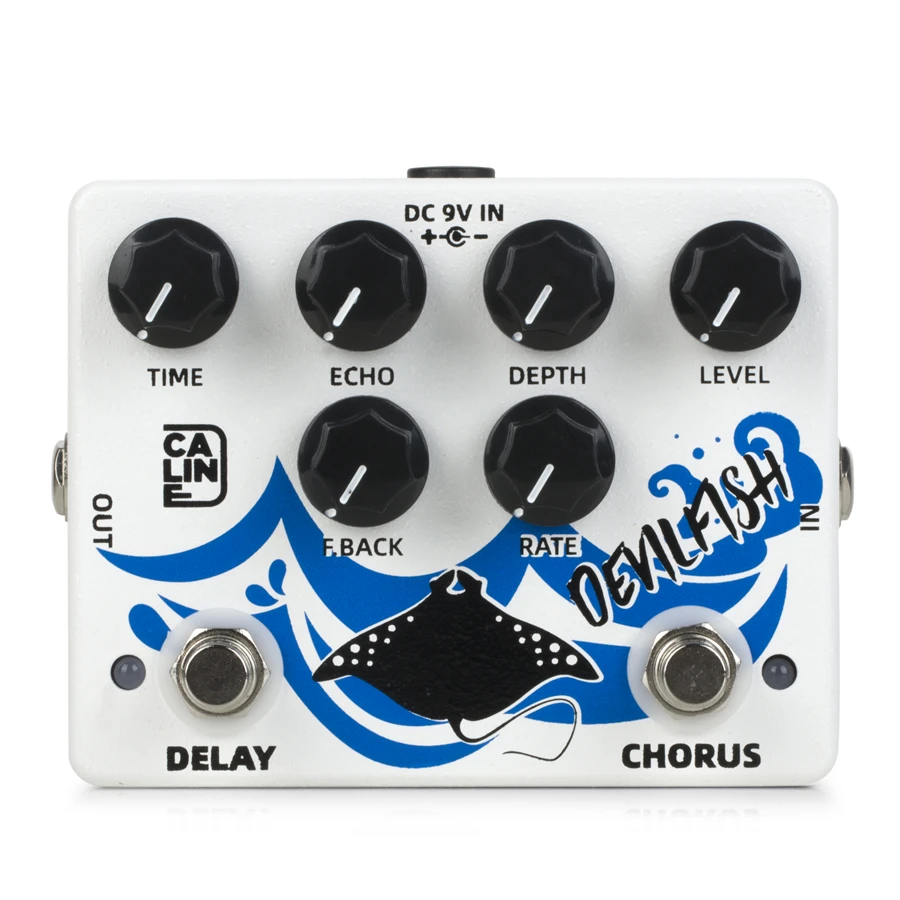 Гитарная педаль эффектов Caline DCP-03 Devilfish Chorus Delay - белый алюминий/сплав
Гитарная педаль эффектов Caline DCP-03 Devilfish Chorus Delay - белый алюминий/сплав