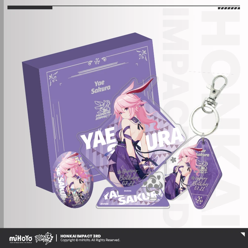 Набор аксессуаров для игры Honkai Impact 3 Yae Sakura Box, подвеска-брелок, металлический значок для косплея, подарок на день рождения, акрил
Набор аксессуаров для игры Honkai Impact 3 Yae Sakura Box, подвеска-брелок, металлический значок для косплея, подарок на день рождения, акрил