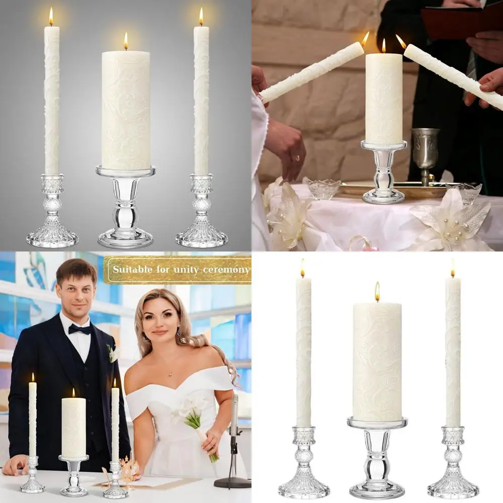 Элегантный набор стеклянных подсвечников для свадебных церемоний и торжественных мероприятий
Элегантный набор стеклянных подсвечников для свадебных церемоний и торжественных мероприятий