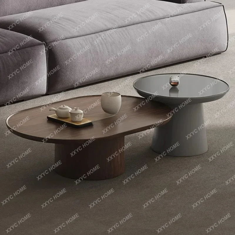 Living room size apartment household small table cream wind simple round coffee table FT
Living room size apartment household small table cream wind simple round coffee table FT