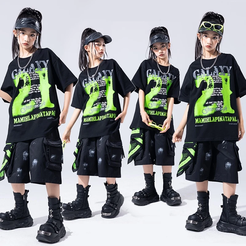 2025 New Children Jazz Modern Dance Costumes For Girls Summer Short Sleeved Shorts Outfits Boys Hip Hop Stage Clothes DQS19838
2025 New Children Jazz Modern Dance Costumes For Girls Summer Short Sleeved Shorts Outfits Boys Hip Hop Stage Clothes DQS19838
