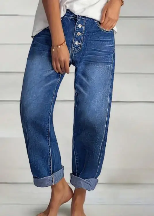 Women's Jeans Summer Classic Solid Color Simple Casual Daily Commuting Versatile Button Up Front Straight Leg Cropped Jeans
Women's Jeans Summer Classic Solid Color Simple Casual Daily Commuting Versatile Button Up Front Straight Leg Cropped Jeans