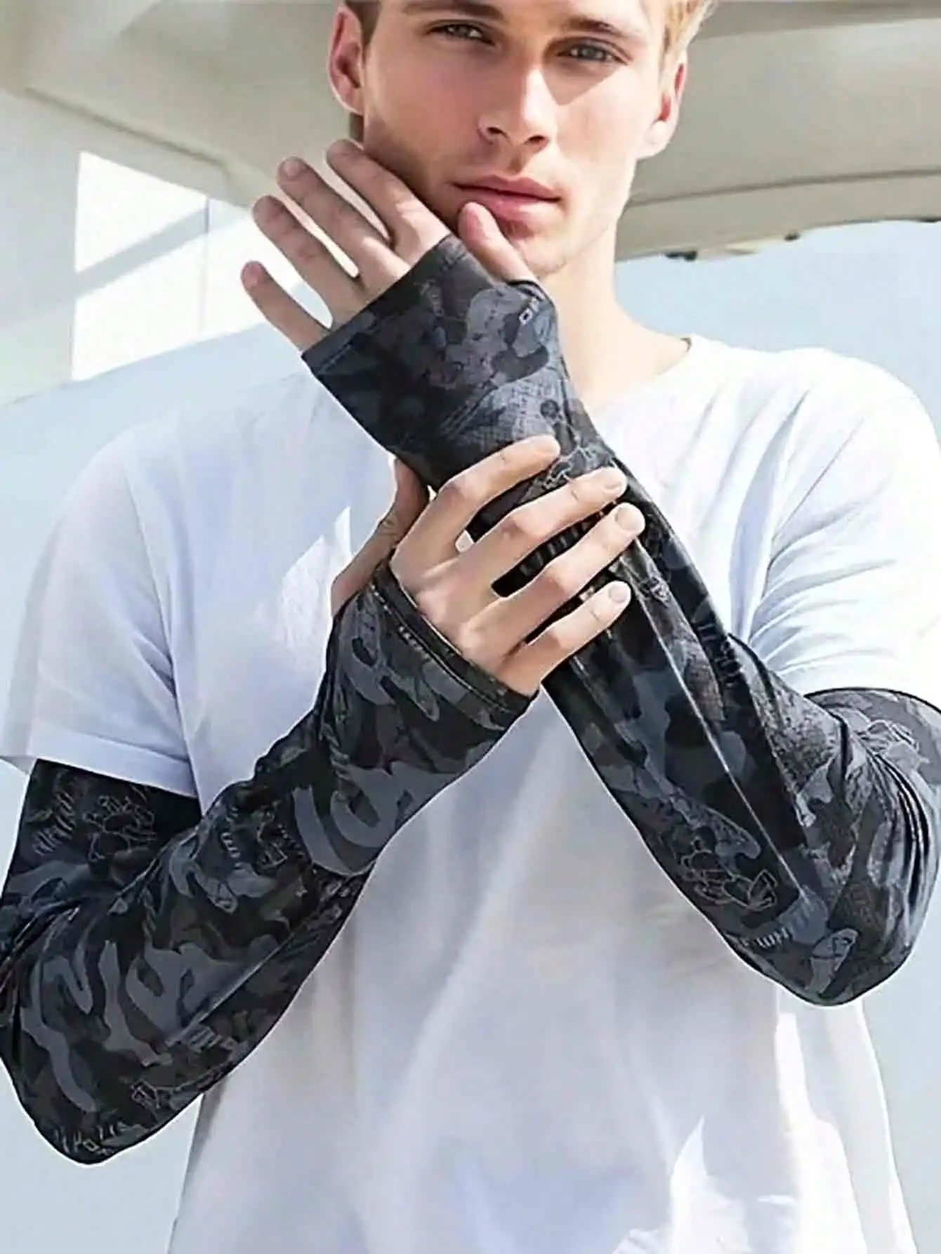 1 Pair/2 Pairs Unisex Camo UV Protection Arm Sleeves, Loose Design Plus Size, Suitable For Summer Driving And Cycling Sun Protection Arm Warmers
1 Pair/2 Pairs Unisex Camo UV Protection Arm Sleeves, Loose Design Plus Size, Suitable For Summer Driving And Cycling Sun Protection Arm Warmers