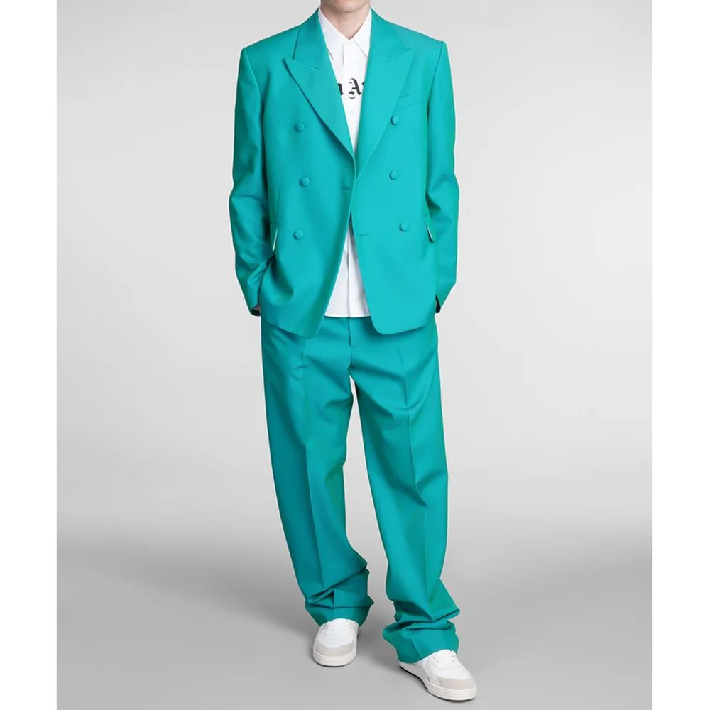 2025 Fashion Style New Arrive Men 2 Pieces Suits Blazer Pants Peak Lapel Double Breasted Formal Male Suits
2025 Fashion Style New Arrive Men 2 Pieces Suits Blazer Pants Peak Lapel Double Breasted Formal Male Suits
