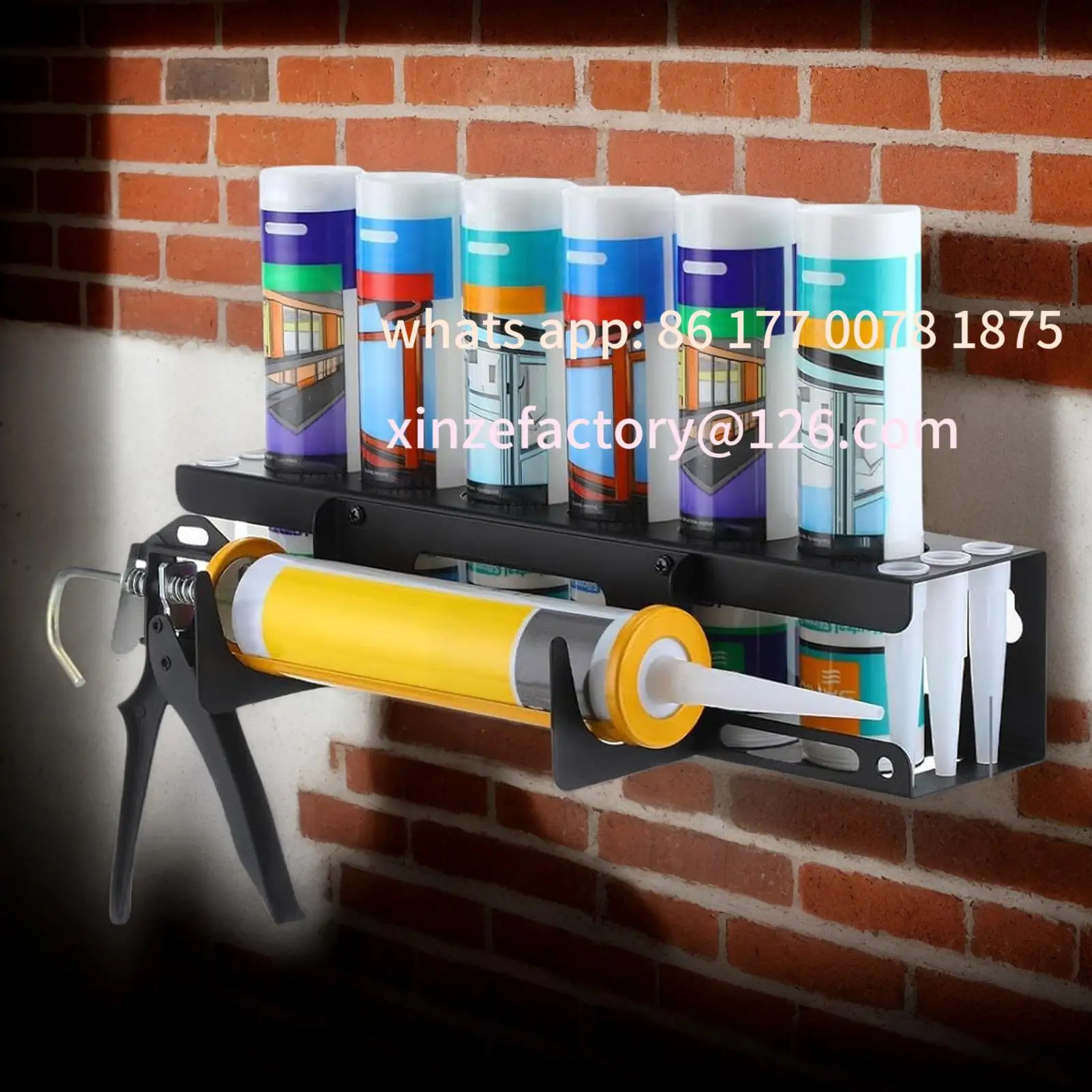 Customizable Caulk Tube Holder Rack Heavy Duty Wall Mounted Tube Holder Hand Caulking Storage for Construction Workers Renovator
Customizable Caulk Tube Holder Rack Heavy Duty Wall Mounted Tube Holder Hand Caulking Storage for Construction Workers Renovator