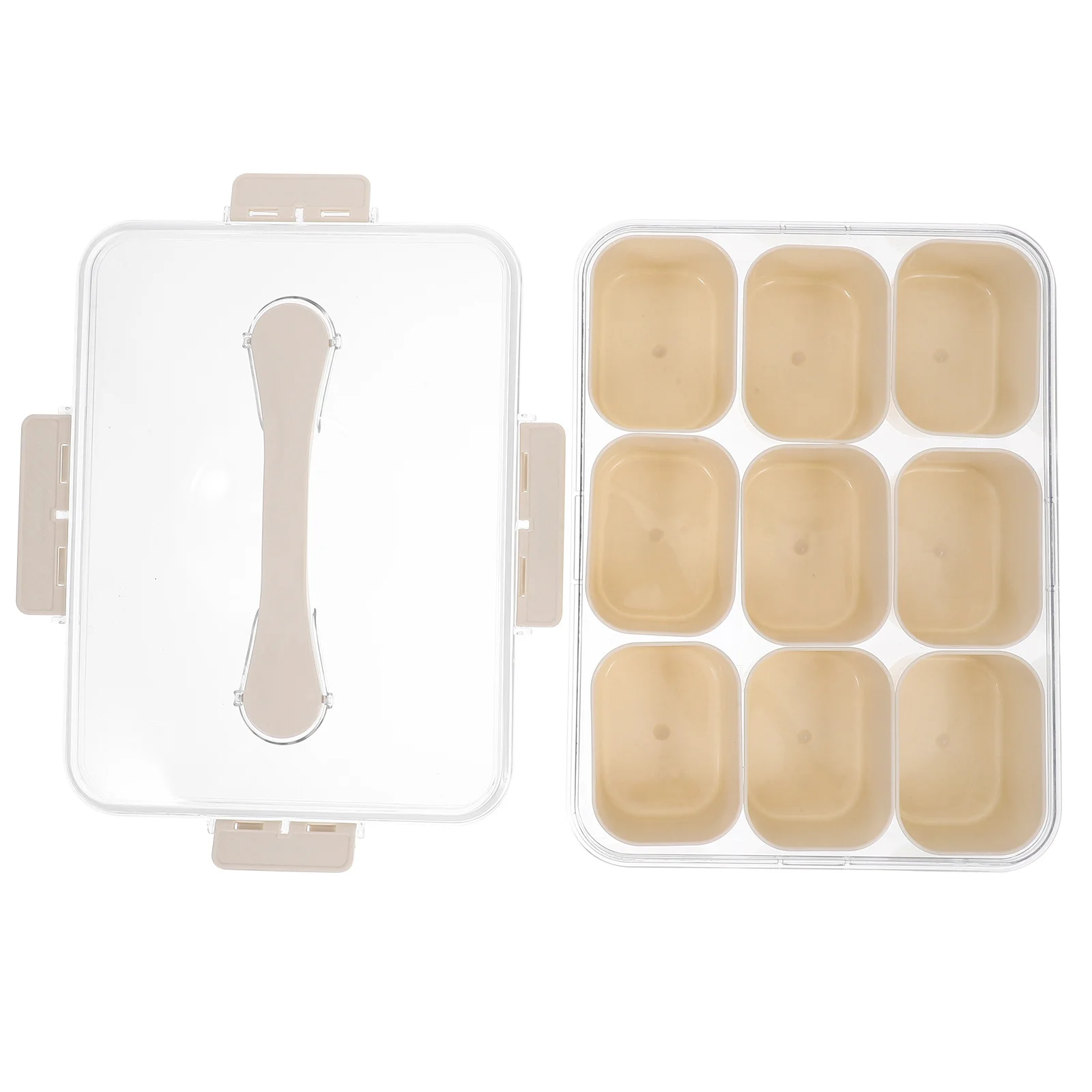 9-Slot Fridge Organizer Transparent Fresh Food Container Multi-Function Vegetable Storage Bin Household Freezer Organizer
9-Slot Fridge Organizer Transparent Fresh Food Container Multi-Function Vegetable Storage Bin Household Freezer Organizer