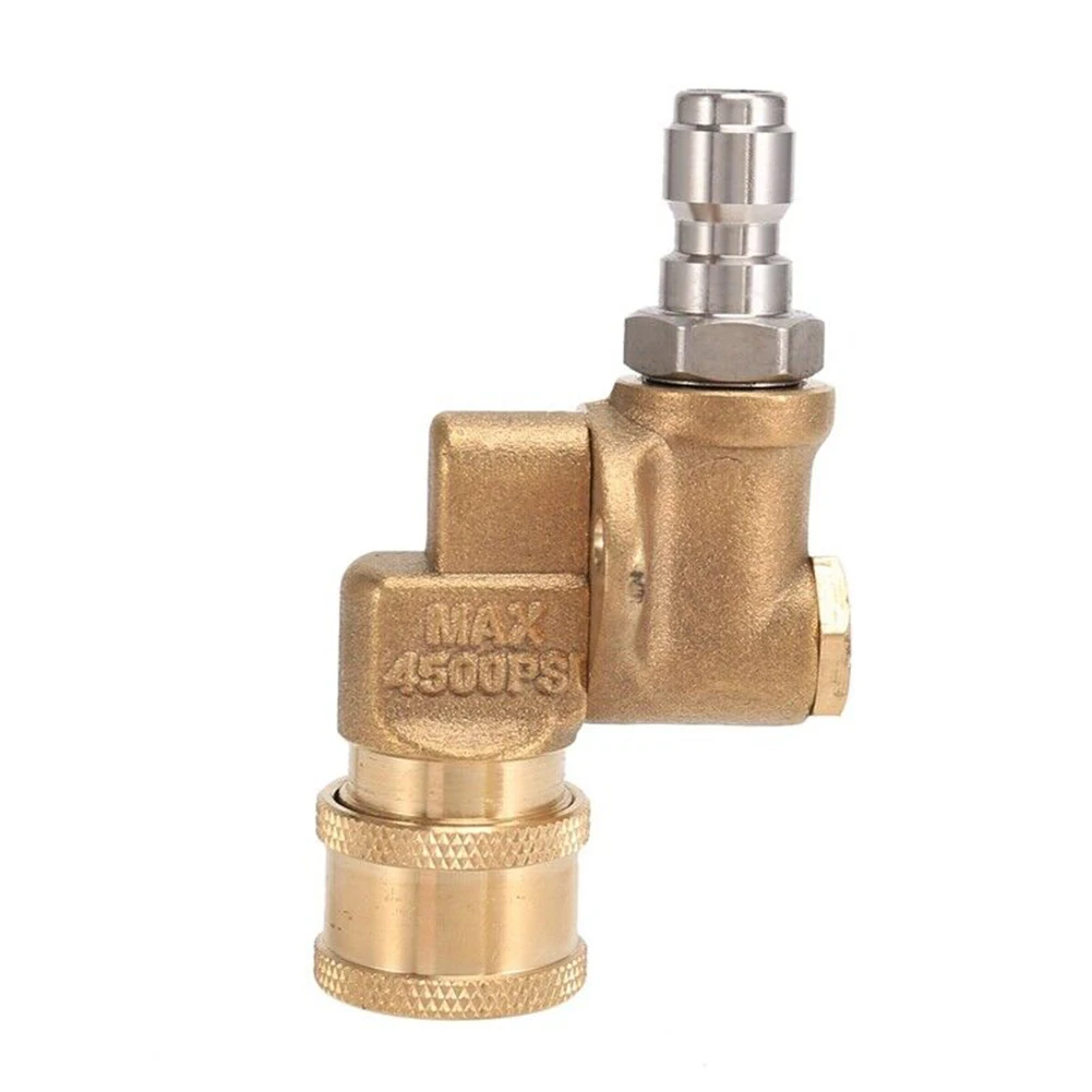 1PCS Quick Connect Rotary Coupler Adjustable Adapter With 5 Spray Nozzles Copper Connection For High Pressure Car Washer
1PCS Quick Connect Rotary Coupler Adjustable Adapter With 5 Spray Nozzles Copper Connection For High Pressure Car Washer