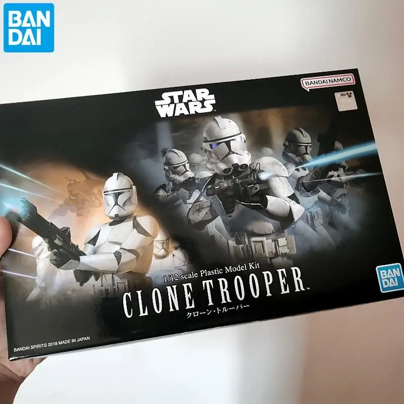Bandai оригинальная аниме модель Звездные войны 1/12 Клон солдат экшн-фигурка Сборная модель игрушка коллекционный Рождественский подарок
Bandai оригинальная аниме модель Звездные войны 1/12 Клон солдат экшн-фигурка Сборная модель игрушка коллекционный Рождественский подарок