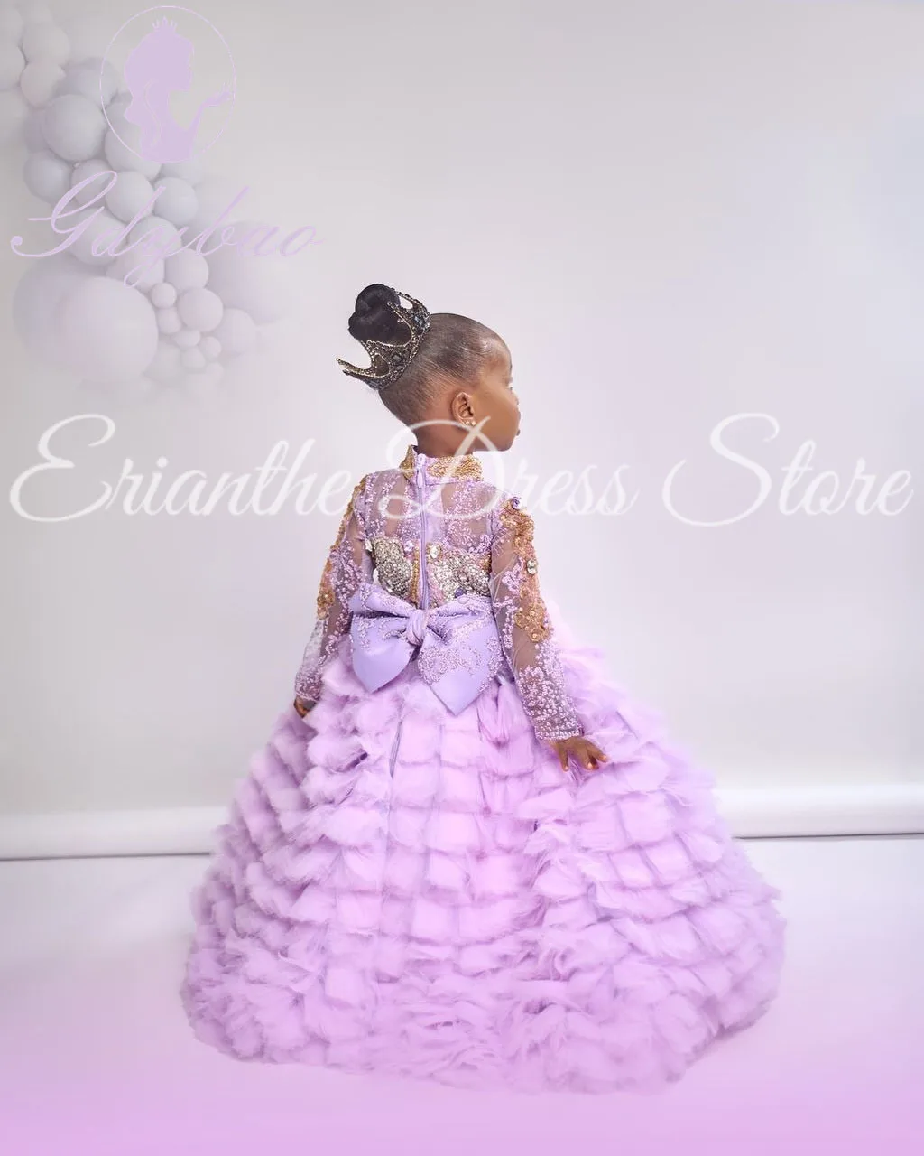 Custom Flower Girl Dress For Wedding Lilac Tulle Puffy Applique Beading Princess Kids Birthday Party First Communion Ball Gowns
Custom Flower Girl Dress For Wedding Lilac Tulle Puffy Applique Beading Princess Kids Birthday Party First Communion Ball Gowns