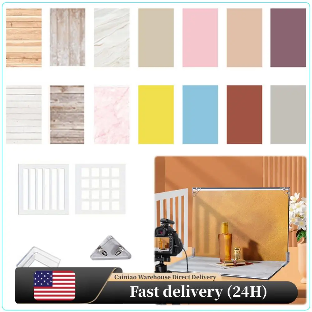 Small Product Photography Backdrops Kit Food Photography Backdrop Board Photo Background Set for Food Jewelry Photo Shootings
Small Product Photography Backdrops Kit Food Photography Backdrop Board Photo Background Set for Food Jewelry Photo Shootings