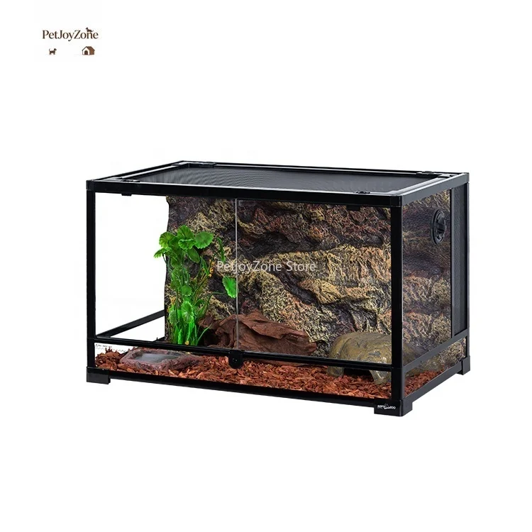 PetJoyZone 42 Gal 159 L Eco-Friendly All Seasons Lizard Tank Enclosure Bearded Dragon Black Snake Glass Terrarium Wire Mesh
PetJoyZone 42 Gal 159 L Eco-Friendly All Seasons Lizard Tank Enclosure Bearded Dragon Black Snake Glass Terrarium Wire Mesh