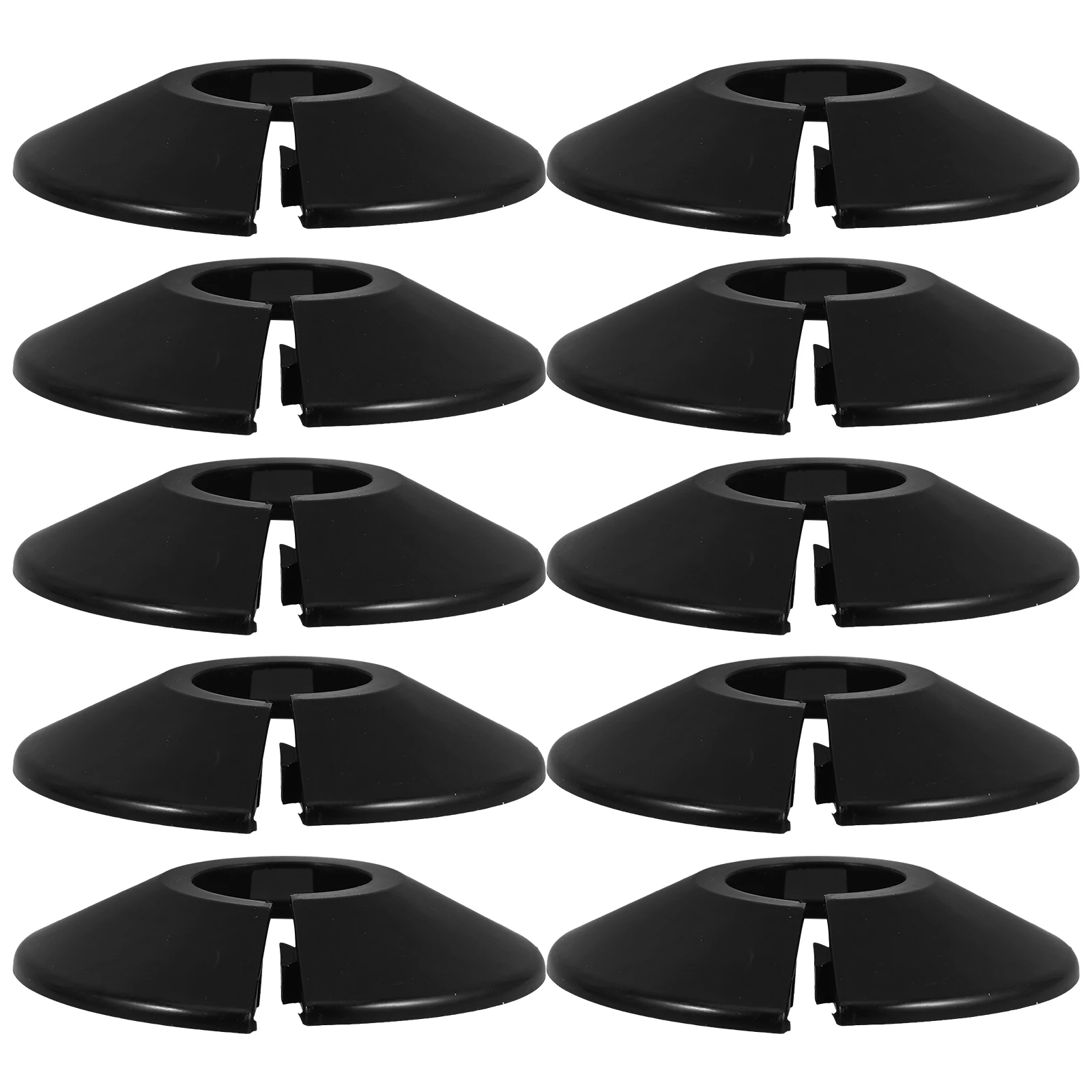 10 Pcs Pipe Decorative Ring Black ABS Steam Covers Radiator Collar Drain Valve Bath Heater Flange Split Plastic
10 Pcs Pipe Decorative Ring Black ABS Steam Covers Radiator Collar Drain Valve Bath Heater Flange Split Plastic