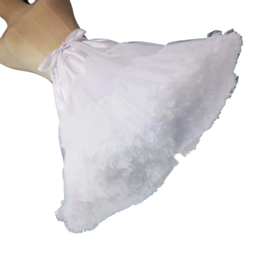 Women Flower Style Lolita Petticoats Crinoline Inner Bustle Cosplay Tutu Puffy Pleater Cancan Skirt Under Dresses
Women Flower Style Lolita Petticoats Crinoline Inner Bustle Cosplay Tutu Puffy Pleater Cancan Skirt Under Dresses