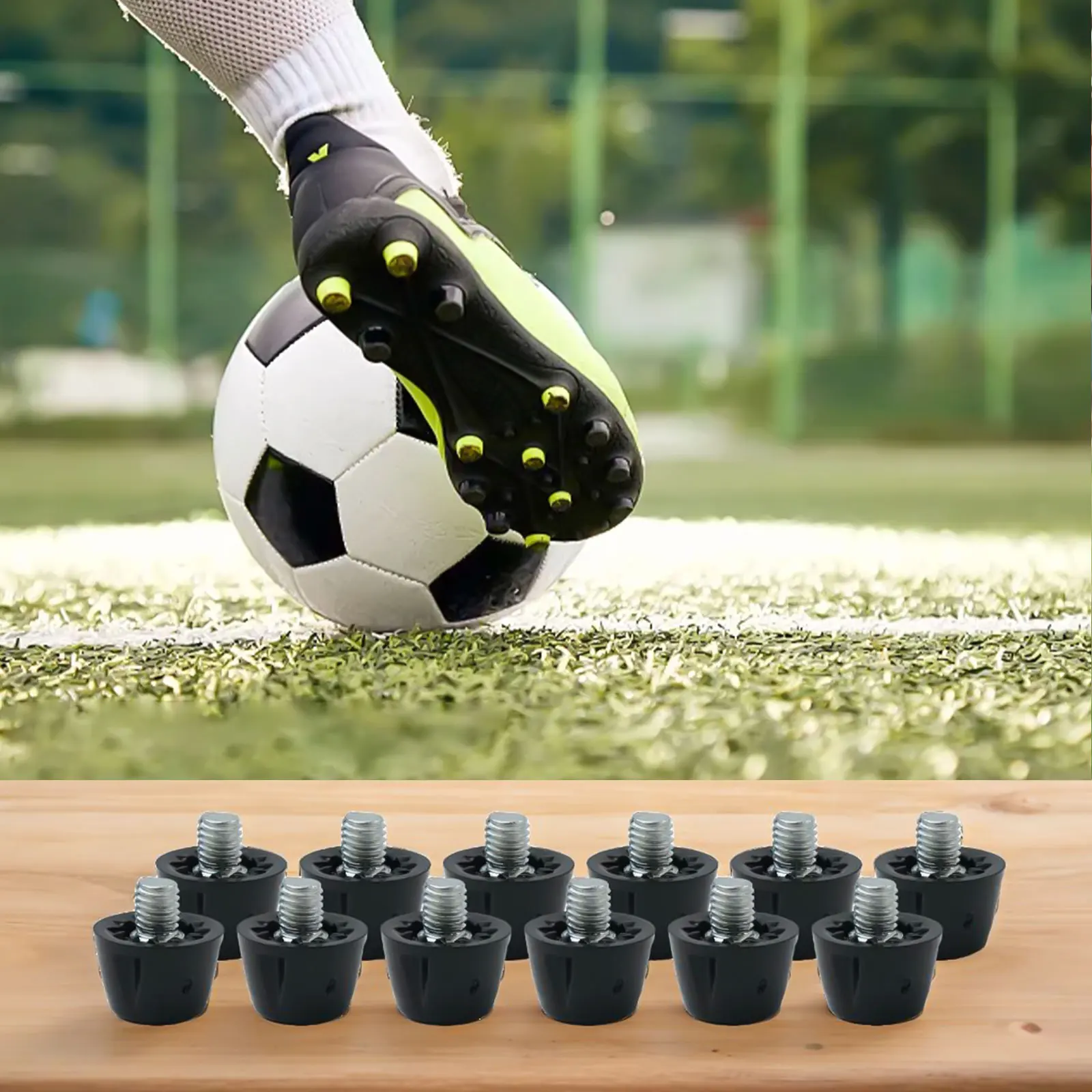 Hot Sales Football Shoe Spikes Rugby Shoes Studs Screw In With Key Wear-resistant For Football Shoe Replacement Supplies
Hot Sales Football Shoe Spikes Rugby Shoes Studs Screw In With Key Wear-resistant For Football Shoe Replacement Supplies