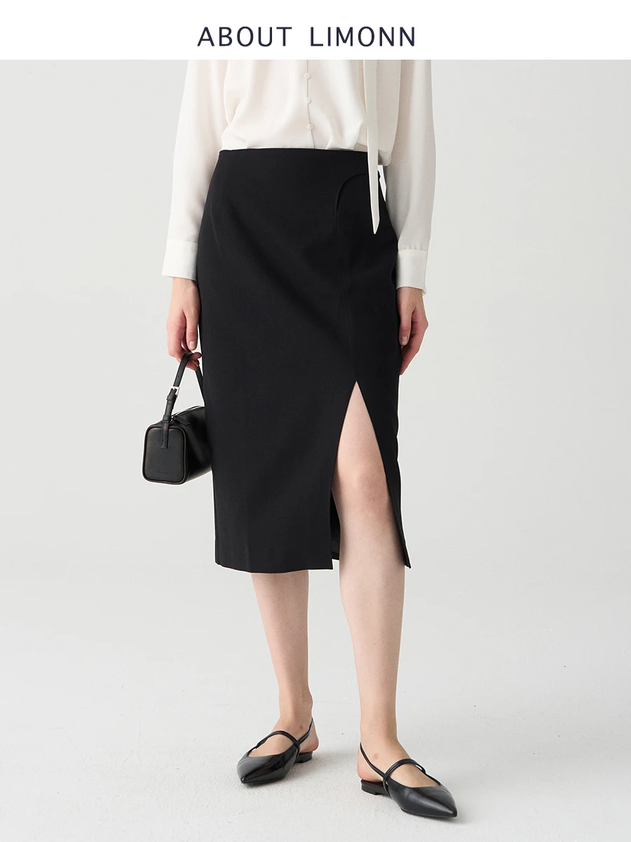 Юбка с высокой талией и разрезом Ele от LIMONN для повседневной носки и собеседований, облегающая юбка с боковым разрезом, из смесового полиэстера
Юбка с высокой талией и разрезом Ele от LIMONN для повседневной носки и собеседований, облегающая юбка с боковым разрезом, из смесового полиэстера