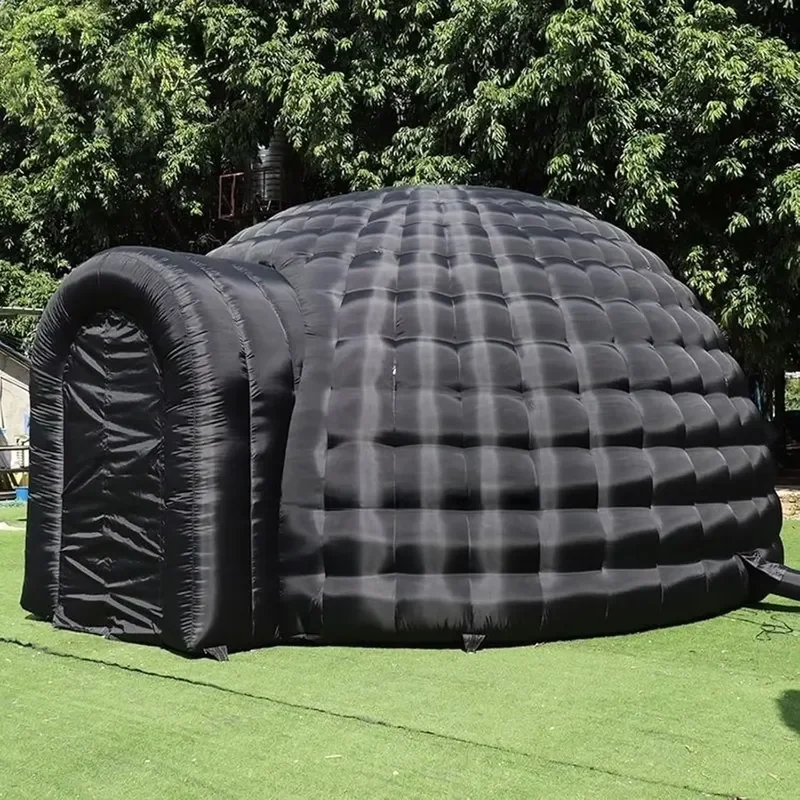 2026Outdoor Portable Inflatable Igloo Dome Tent with Built-in RGB Light Black Dome House for Club Party Wedding Event Decoration
2026Outdoor Portable Inflatable Igloo Dome Tent with Built-in RGB Light Black Dome House for Club Party Wedding Event Decoration