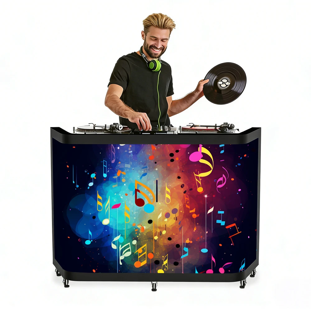 Portable LED Inflatable DJ Booth Display Screen Acrylic Metal Facade Table Stand Quick Setup Video Wall for Bar Stage Party
Portable LED Inflatable DJ Booth Display Screen Acrylic Metal Facade Table Stand Quick Setup Video Wall for Bar Stage Party