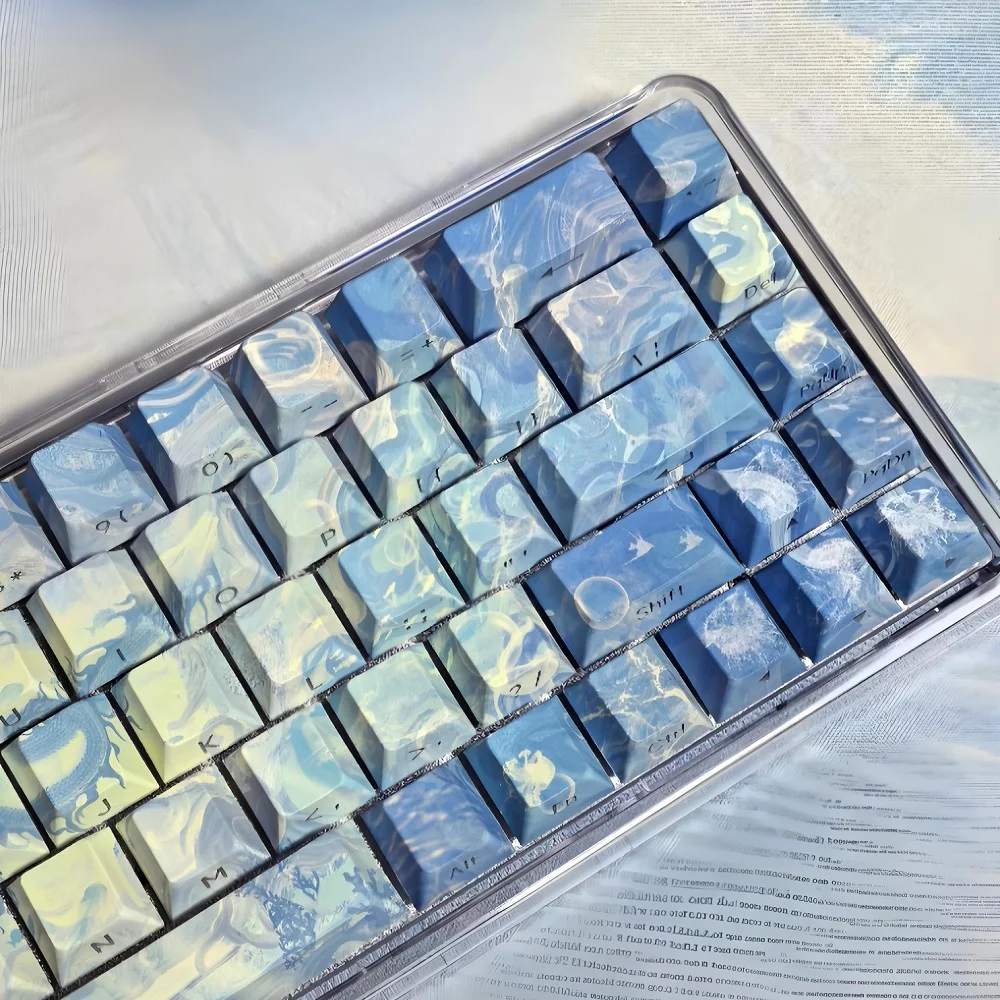 Deep Sea Phantom Cherry Keycap PBT 135 Key Side Engraved Translucent Personalized Keyboard Cap for MX Switch Mechanical Keyboard
Deep Sea Phantom Cherry Keycap PBT 135 Key Side Engraved Translucent Personalized Keyboard Cap for MX Switch Mechanical Keyboard