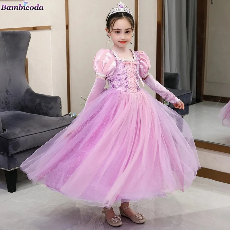 Girls Rapunzel Summer Fancy Princess Costume for Girl Kids Cosplay Sofia Vestidos Gown Halloween Birthday Party Dresses 2-8 Yrs
Girls Rapunzel Summer Fancy Princess Costume for Girl Kids Cosplay Sofia Vestidos Gown Halloween Birthday Party Dresses 2-8 Yrs