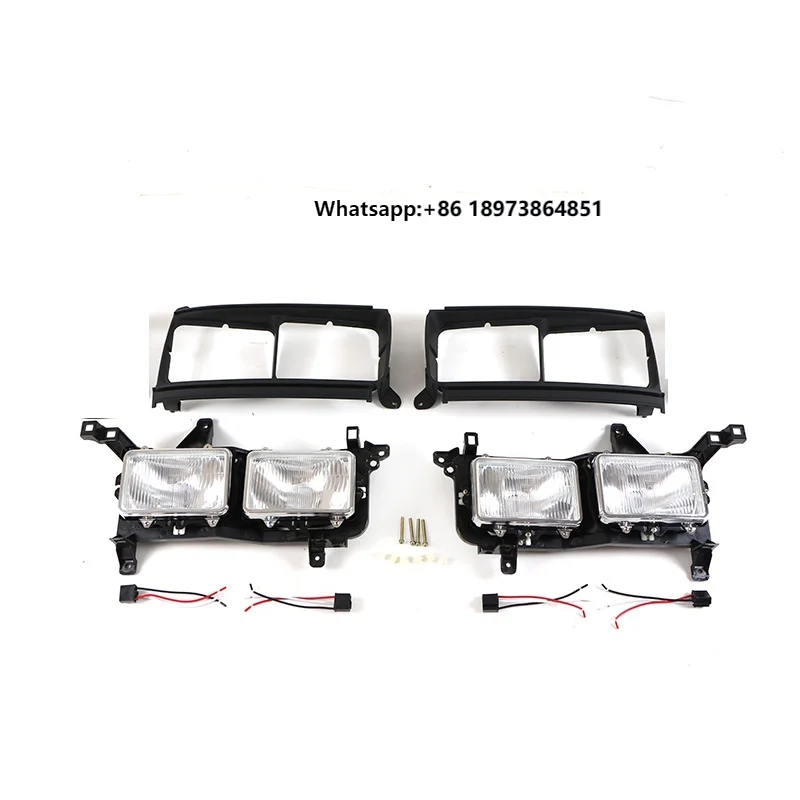 Off Road Auto Parts Other Exterior Accessories Head Lamp Surround Black Brackets Support Fit for LandCruiser LC80 1990-1997
Off Road Auto Parts Other Exterior Accessories Head Lamp Surround Black Brackets Support Fit for LandCruiser LC80 1990-1997
