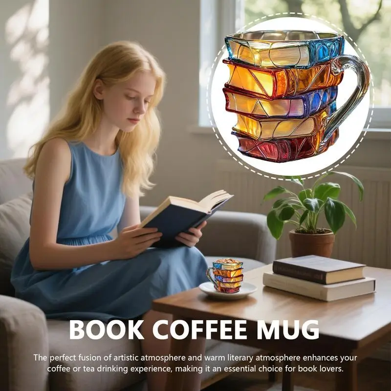 Окрашенная книжная кружка для чтения, чайная кружка, декоративный устойчивый к сколам контейнер для напитков, креативный декор стола для дома, гостиной, кабинета
Окрашенная книжная кружка для чтения, чайная кружка, декоративный устойчивый к сколам контейнер для напитков, креативный декор стола для дома, гостиной, кабинета