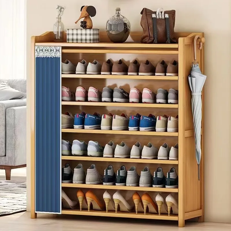 Bamboo Dust-Proof Shoe Cabinet Storage Rack Floor Household Multi-Layer Shoe Cabinet Door Against the Wall Shoe Rack
Bamboo Dust-Proof Shoe Cabinet Storage Rack Floor Household Multi-Layer Shoe Cabinet Door Against the Wall Shoe Rack