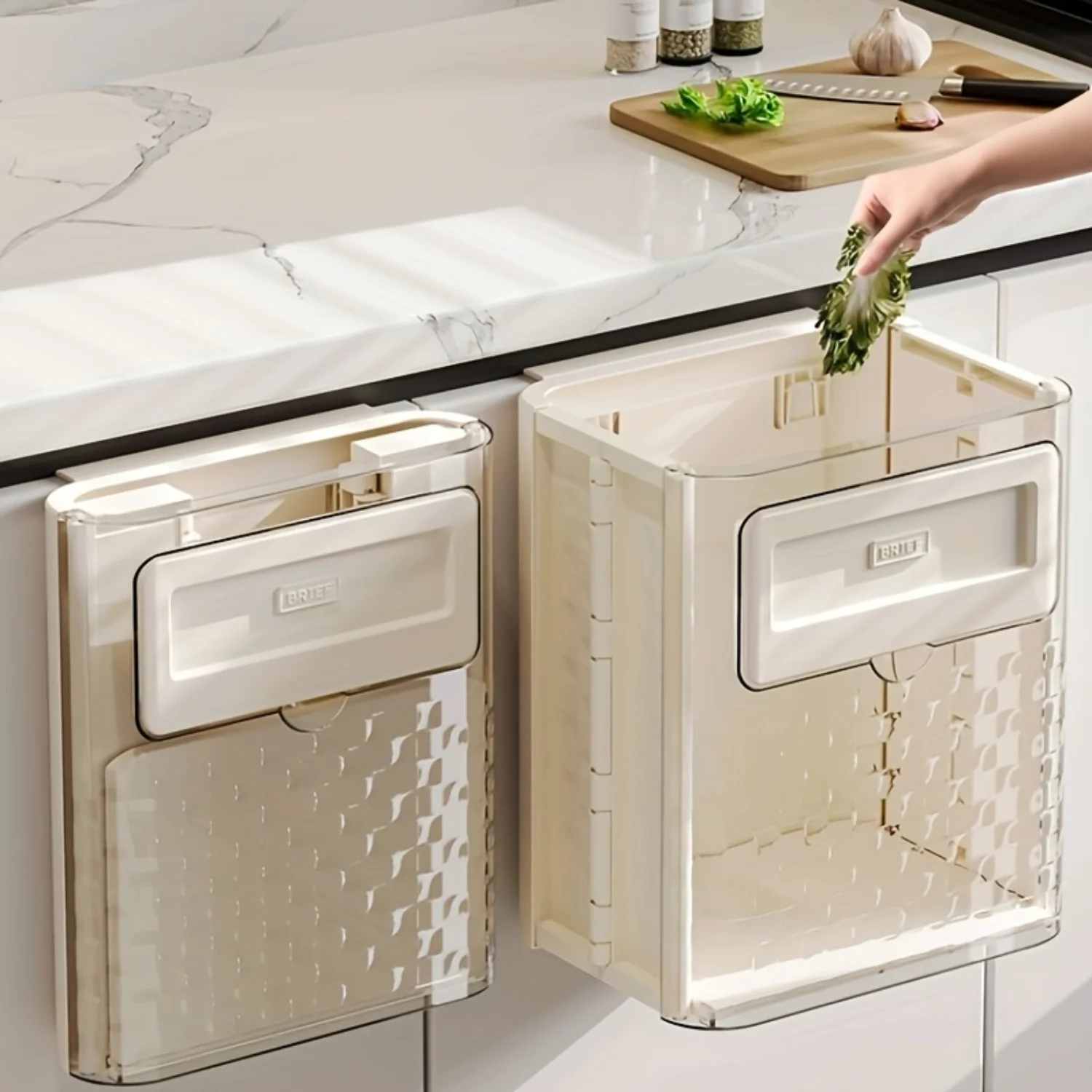 Household Foldable Garbage Bin, Wall Mounted - 2.64gal Capacity Bin Garbage bin Trash can gallon Trash can bathroom Trash
Household Foldable Garbage Bin, Wall Mounted - 2.64gal Capacity Bin Garbage bin Trash can gallon Trash can bathroom Trash