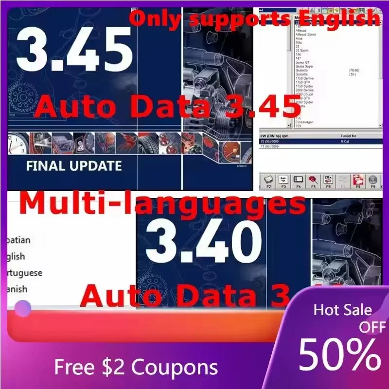 Auto Data 3.45+3.40 Auto Repair Software with Install Video Vehicle Electrical Wiring Diagrams Update for Cars
Auto Data 3.45+3.40 Auto Repair Software with Install Video Vehicle Electrical Wiring Diagrams Update for Cars