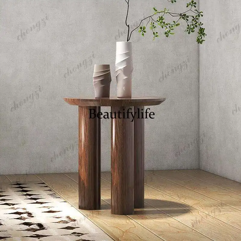 TTT Modern Round Solid Wood Coffee Table for Living Room Minimalist Design
TTT Modern Round Solid Wood Coffee Table for Living Room Minimalist Design