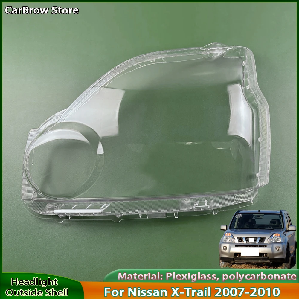 Left or Right Headlights Housing For Nissan X-Trail 2007 2008 2009 2010 Car Headlamp Clear Cover Front Lamp Assembly Shell 
Left or Right Headlights Housing For Nissan X-Trail 2007 2008 2009 2010 Car Headlamp Clear Cover Front Lamp Assembly Shell