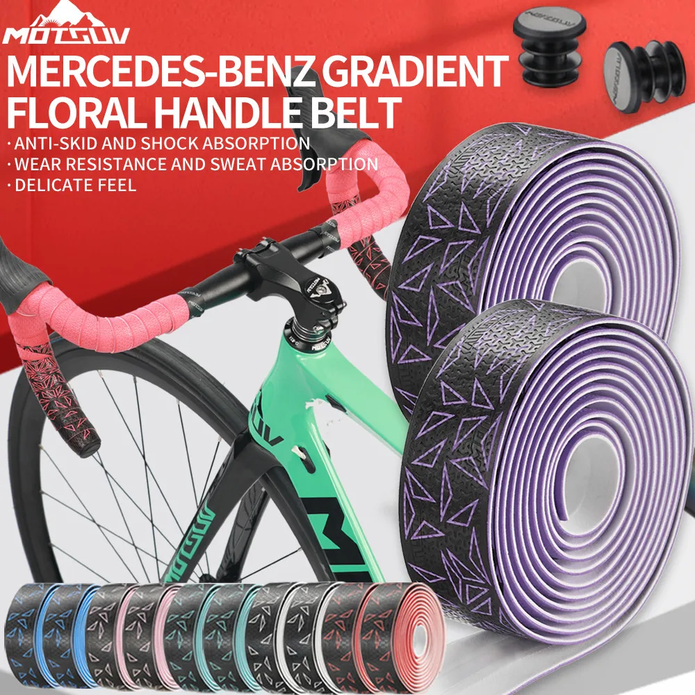 MOTSUV Road Bicycle Handlebar Mamba snake floral pattern Gradient EVA PU Bar Tape comfort Cycling With Bar Plug Anti-slip straps
MOTSUV Road Bicycle Handlebar Mamba snake floral pattern Gradient EVA PU Bar Tape comfort Cycling With Bar Plug Anti-slip straps
