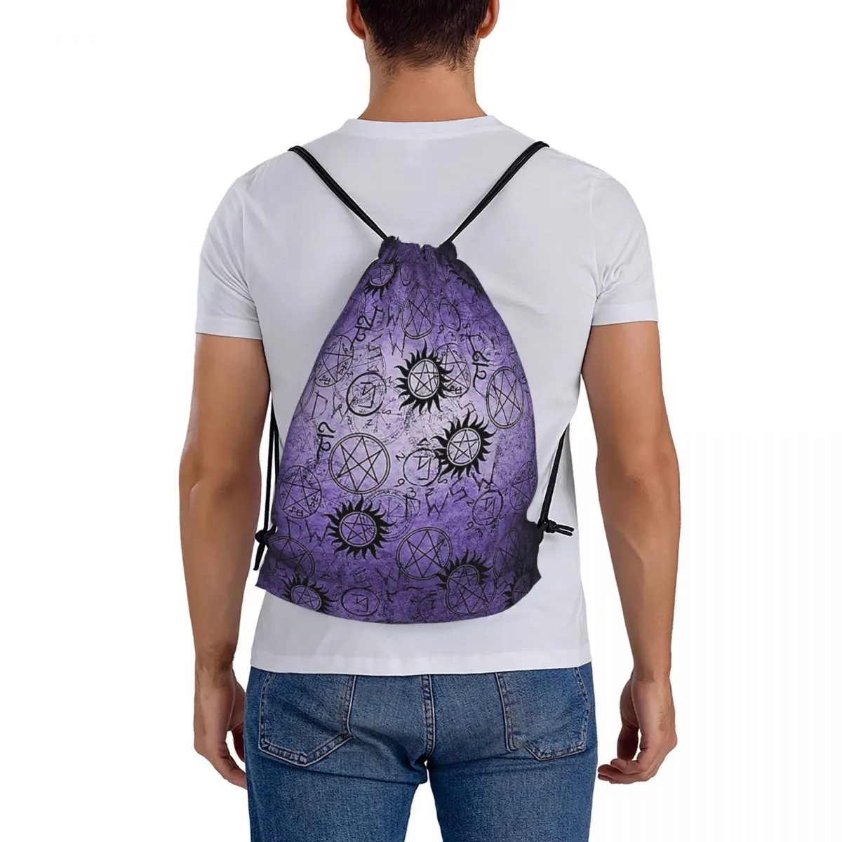 Supernatural Purple Backpacks Fashion Drawstring Bundle Pocket Storage Bag Book Bags for Man Woman School
Supernatural Purple Backpacks Fashion Drawstring Bundle Pocket Storage Bag Book Bags for Man Woman School