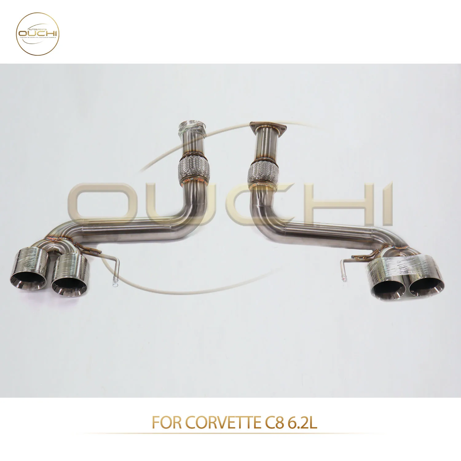 OUCHI Factory Direct Sales Stainless Steel Catback for Corvette C8 6.2L Simple Exhaust Easy Installation Brushed Finish
OUCHI Factory Direct Sales Stainless Steel Catback for Corvette C8 6.2L Simple Exhaust Easy Installation Brushed Finish