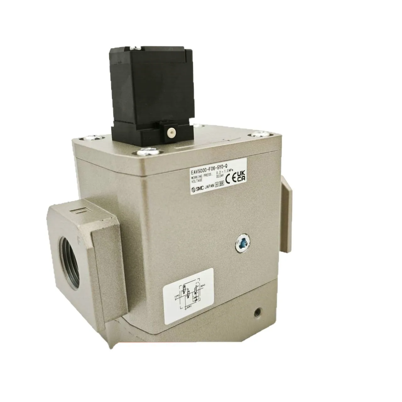 Оригинальный электромагнитный клапан SMC с высоким расходом EAV5000-F06-5YO-Q, полная серия печатных пневматических электромагнитных клапанов
Оригинальный электромагнитный клапан SMC с высоким расходом EAV5000-F06-5YO-Q, полная серия печатных пневматических электромагнитных клапанов