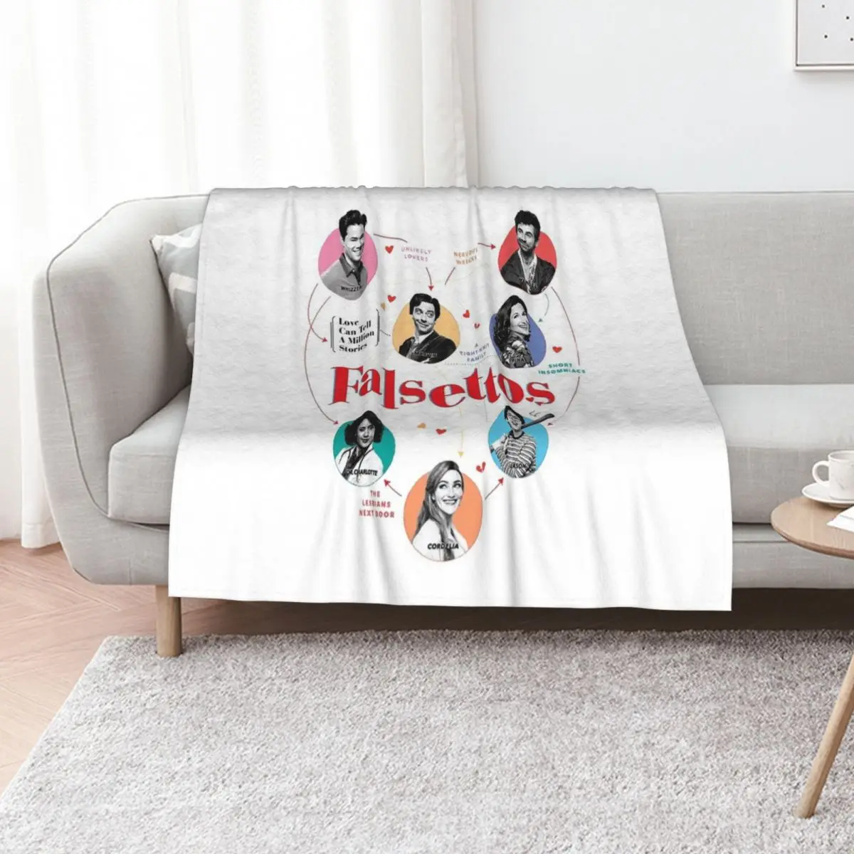 Falsettos Revival Throw Blanket Compact Warm Blanket for Car Road Trip
Falsettos Revival Throw Blanket Compact Warm Blanket for Car Road Trip