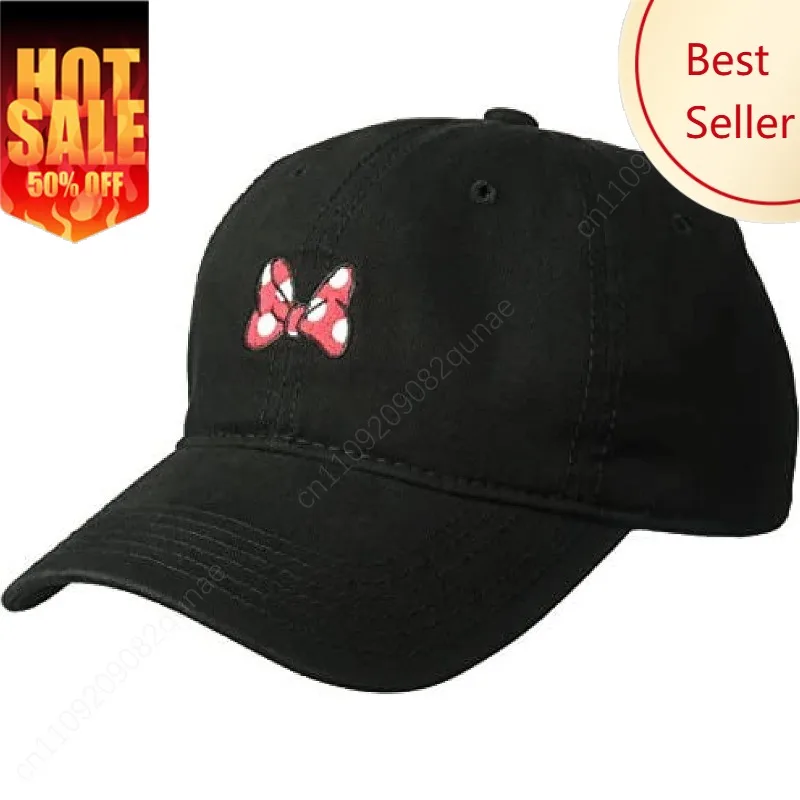 Disney Minnie Mouse Dad Hat, Cotton Adjustable Baseball Cap with Curved Brim
Disney Minnie Mouse Dad Hat, Cotton Adjustable Baseball Cap with Curved Brim
