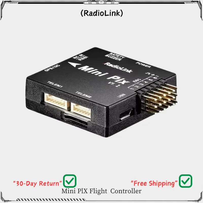 Radiolink Mini PIX V1.2 Flight Controller with M10N GPS TS100 SE100 Compatible with Pixhawk for FPV Racing Drones Helicopters
Radiolink Mini PIX V1.2 Flight Controller with M10N GPS TS100 SE100 Compatible with Pixhawk for FPV Racing Drones Helicopters