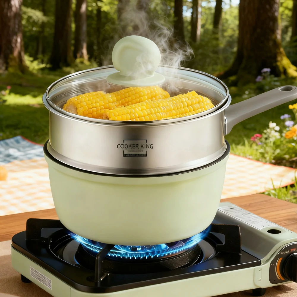 COOKER KING Supplementary Food Pot Baby Cooking One Multi-functional Baby Steamer Special Soup Small Milk Pot Non-stick Pot Home
COOKER KING Supplementary Food Pot Baby Cooking One Multi-functional Baby Steamer Special Soup Small Milk Pot Non-stick Pot Home