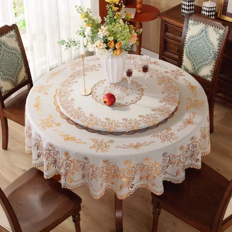 Waterproof Oil-resistant round Tablecloth Set Hotel Home Use Wash-free Large Dining Tablecloth Heat-resistant Nordic Style PVC
Waterproof Oil-resistant round Tablecloth Set Hotel Home Use Wash-free Large Dining Tablecloth Heat-resistant Nordic Style PVC