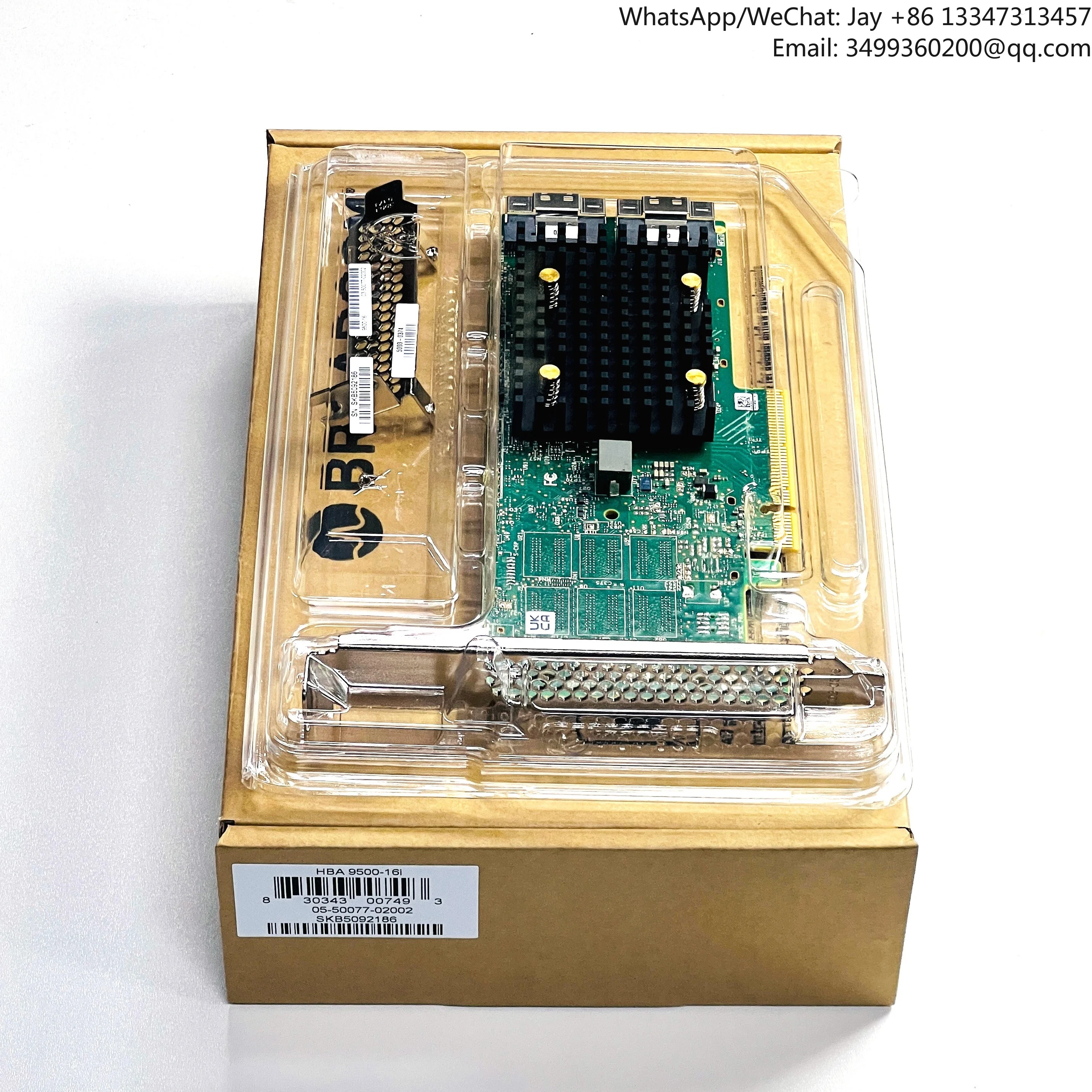 Brand New 9500-8i 12Gb/s 8-Ports (SFF-8654) PCIe X8 Gen 4.0 Tri-Mode SAS HBA 05-50077-02
Brand New 9500-8i 12Gb/s 8-Ports (SFF-8654) PCIe X8 Gen 4.0 Tri-Mode SAS HBA 05-50077-02