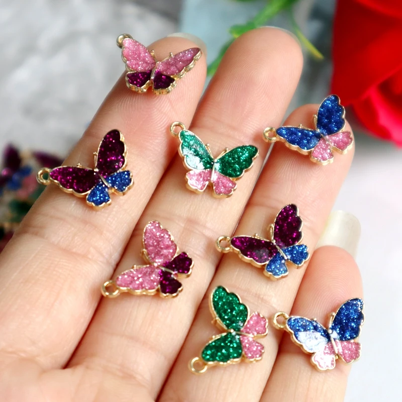 10pcs Colorful Shining Butterfly Alloy Metal Pendant Fashionable Pop Charms DIY Necklace Bracelet Earrings Keychain Accessories
10pcs Colorful Shining Butterfly Alloy Metal Pendant Fashionable Pop Charms DIY Necklace Bracelet Earrings Keychain Accessories