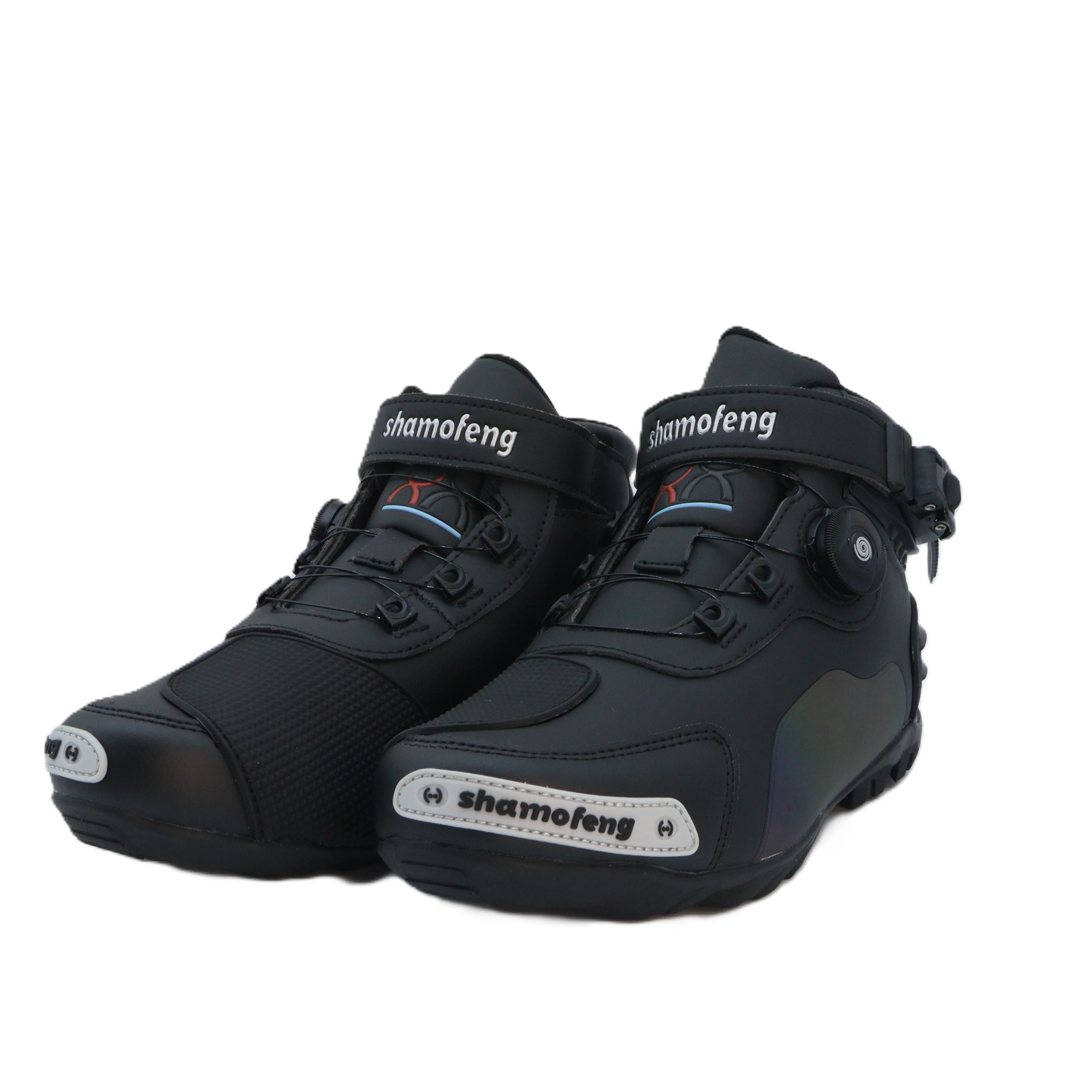 Black motorcycle riding shoes professional waterproof, anti-fouling, wear-resistant protective riding equipment mid-length shoes
Black motorcycle riding shoes professional waterproof, anti-fouling, wear-resistant protective riding equipment mid-length shoes