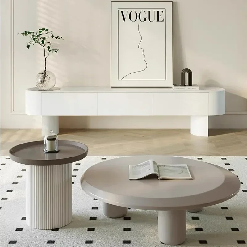 Round Corner TV Stand High-end Living Room Center Furniture Modern Large Storage Space Television Cabinets In White
Round Corner TV Stand High-end Living Room Center Furniture Modern Large Storage Space Television Cabinets In White