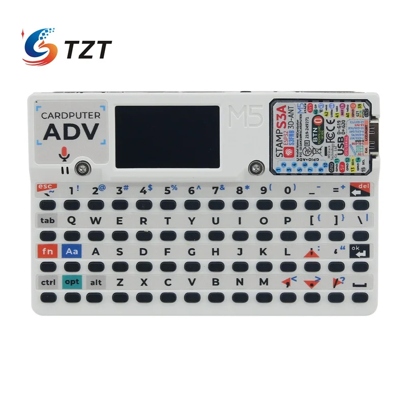 TZT M5Stack Cardputer Adv S3A 56-Key Programmable Card-sized Computer Development Board ES8311 Audio Decoding
TZT M5Stack Cardputer Adv S3A 56-Key Programmable Card-sized Computer Development Board ES8311 Audio Decoding