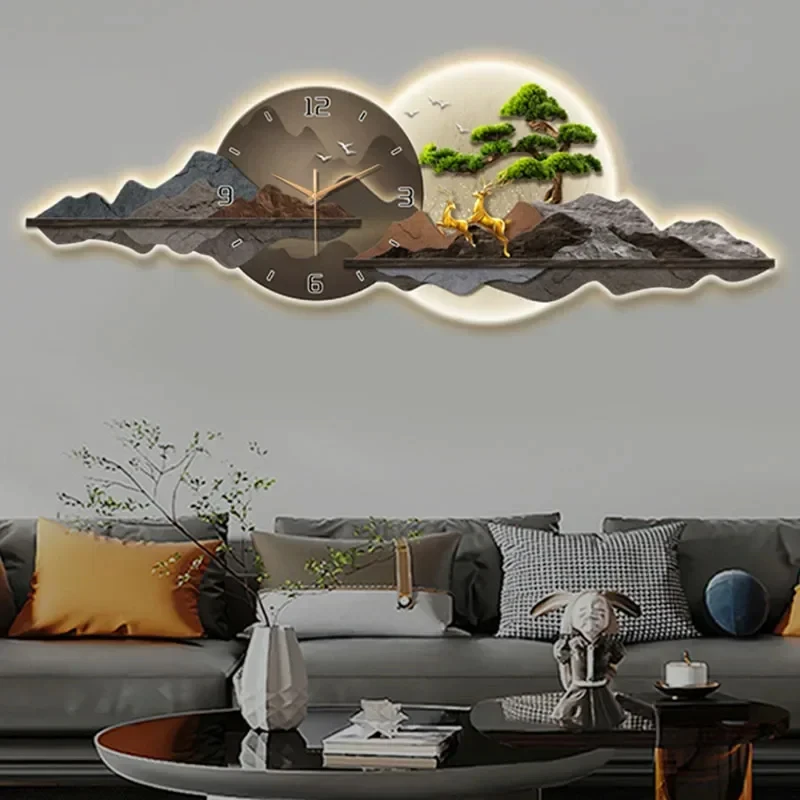 Art Mural Wall Clocks Living Room Big Size Aesthetic Design Wall Watch Creative Fashion Nordic Horloge Murale Room Decorations
Art Mural Wall Clocks Living Room Big Size Aesthetic Design Wall Watch Creative Fashion Nordic Horloge Murale Room Decorations