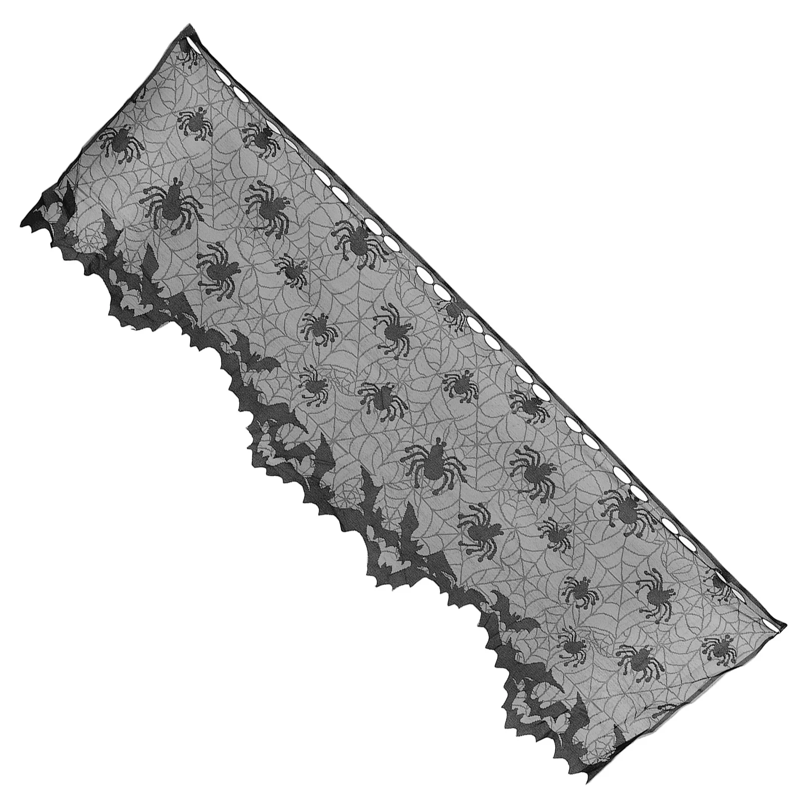 Halloween Black Lace Window Curtain Spider Web Bats Door Curtain Fireplace Cloth Lampshade Decor for Ghost Festival Party
Halloween Black Lace Window Curtain Spider Web Bats Door Curtain Fireplace Cloth Lampshade Decor for Ghost Festival Party