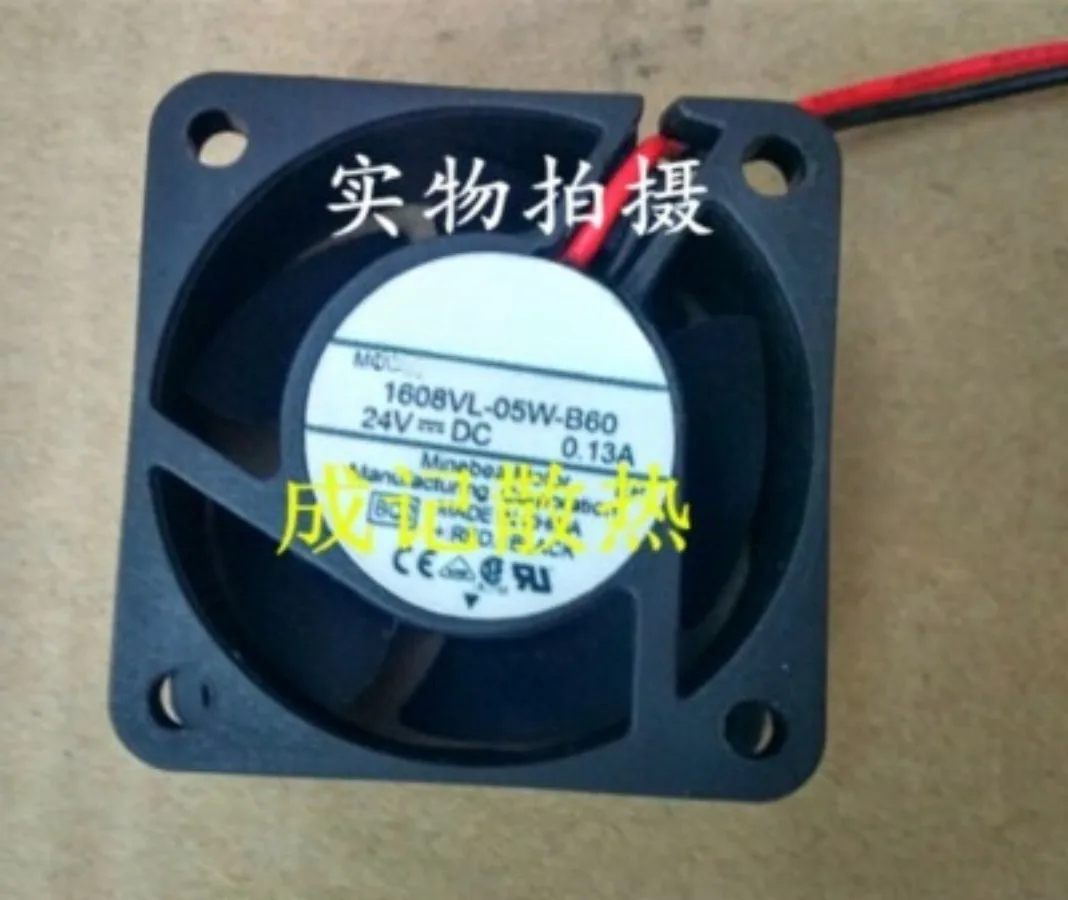 1pcs for NMB-MAT 1608VL-05W-B60 24V 0.13A 4CM cooling fan
1pcs for NMB-MAT 1608VL-05W-B60 24V 0.13A 4CM cooling fan