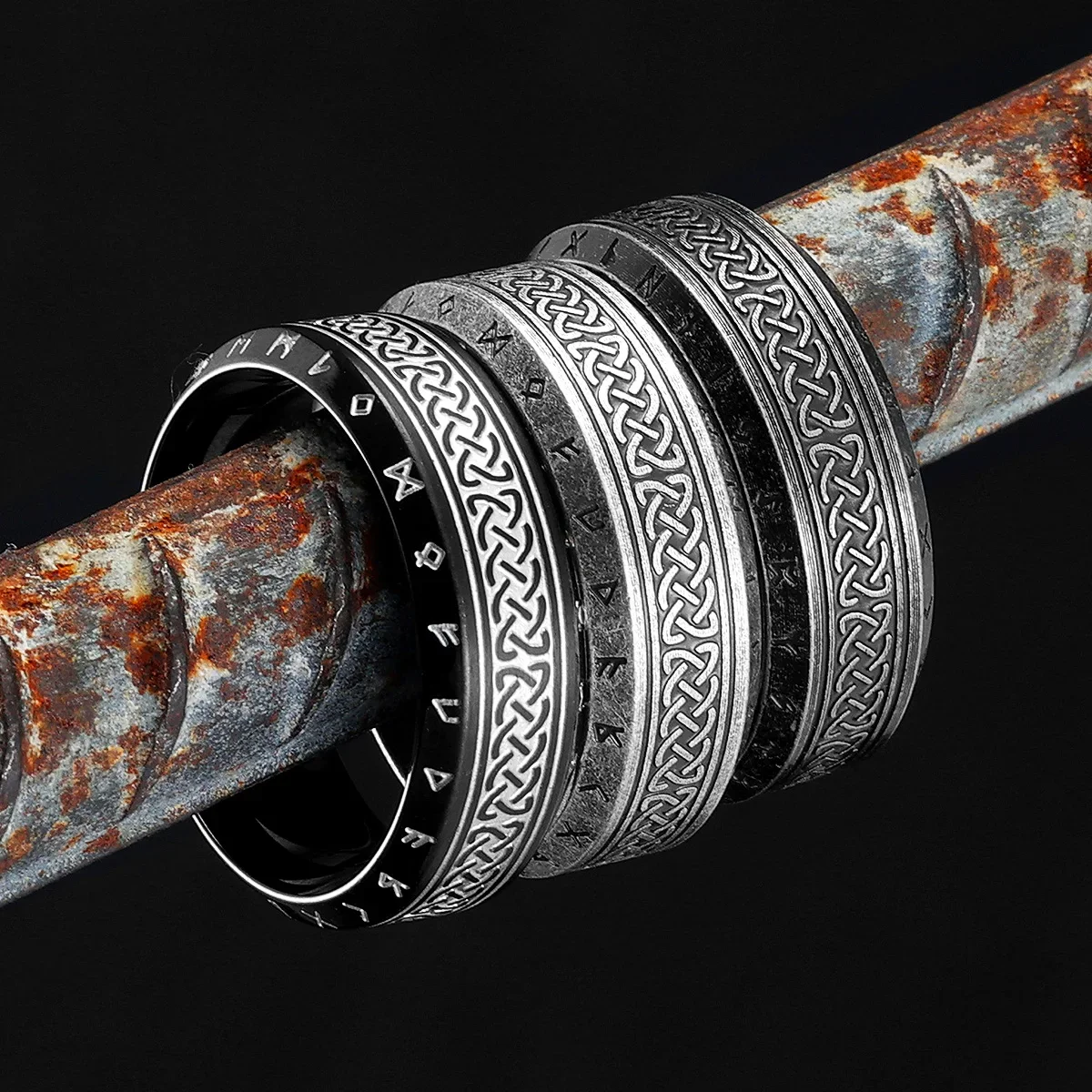 Celtic Knot 316L Stainless Steel Viking Runes Narrow Ring Men Rings Retro Punk for Boyfriend Rider Accessories Gift Dropshipping
Celtic Knot 316L Stainless Steel Viking Runes Narrow Ring Men Rings Retro Punk for Boyfriend Rider Accessories Gift Dropshipping